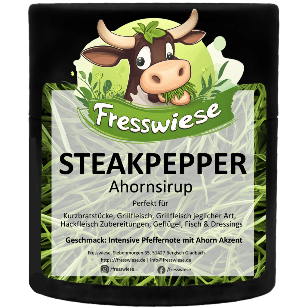 Steakpepper mit Ahornsirup